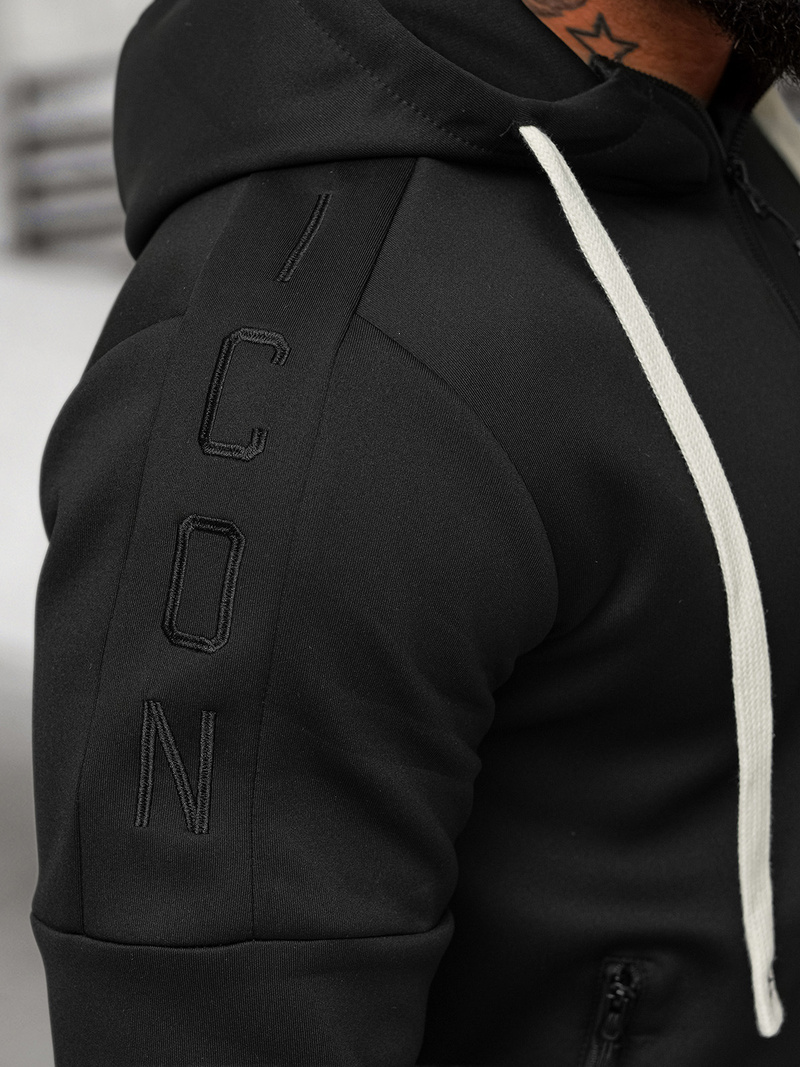 Compleu sport bărbaţi negru OZONEE O/LN11760