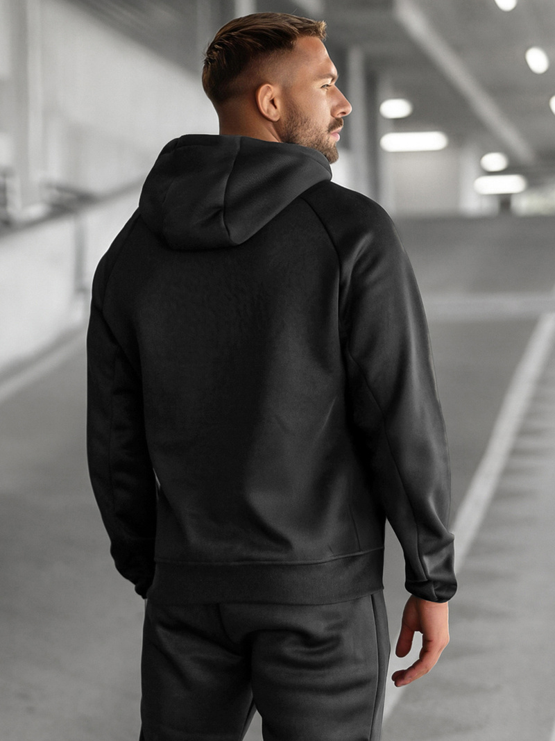 Compleu sport bărbaţi negru OZONEE JS/8C1967/3