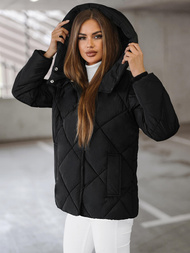 Geacă de femei neagra OZONEE JS/5M3175/392Z