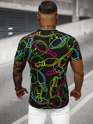 Tricou bărbați negru OZONEE O/T1272/3