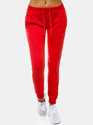 Pantaloni de training femei rosii OZONEE JS/CK01