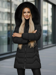 Geacă de femei neagra OZONEE JS/16M9121/392Z