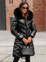 Geacă de femei neagră OZONEE JS/16M9100/392Z