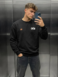 Hanorac bărbați negru OZONEE JS/65B3917/3Z