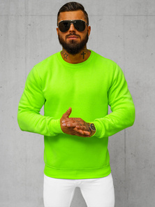 Hanorac bărbați neon verde OZONEE JS/2001-10Z
