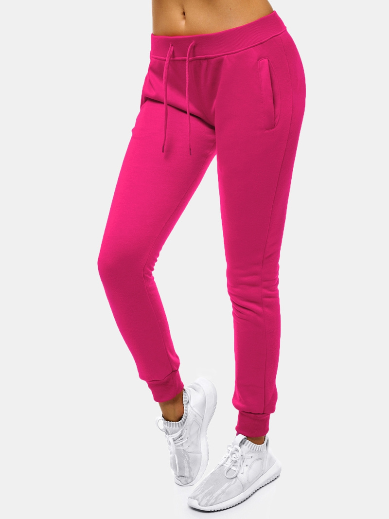 Pantaloni de training femei roz OZONEE JS/CK01