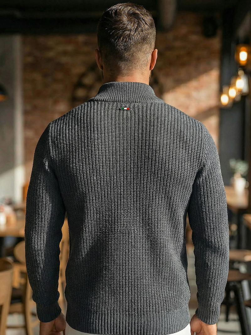 Pulover bărbați antracit OZONEE NB/MM6020/3Z