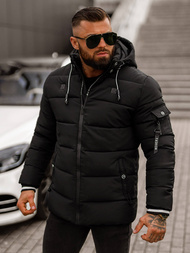 Geacă bărbați neagră OZONEE JS/57M7502/392