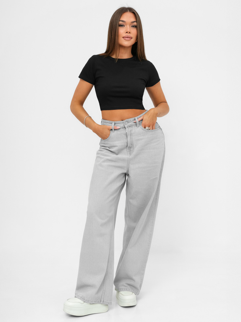 Tricou femei negri OZONEE JS/96T666/3