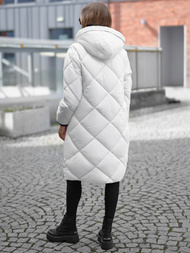 Geacă de femei alb OZONEE JS/5M3168/281Z