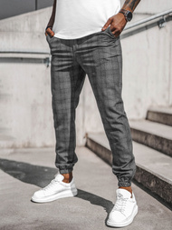 Pantaloni chino bărbaţi antracit OZONEE DJ/2290/22Z