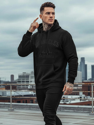 Hanorac bărbați negru OZONEE JS/8B1972/3