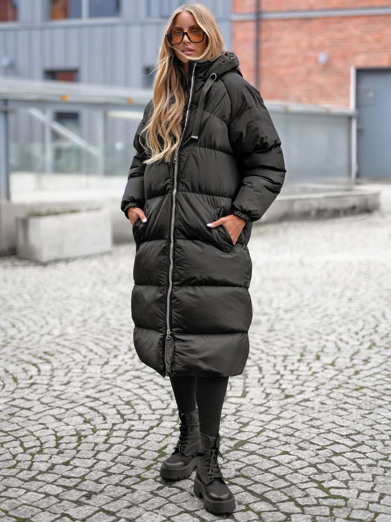 Geacă de femei neagra OZONEE JS/5M3163/392Z