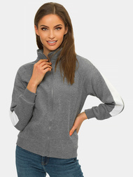 Hanorac femei antracit OZONEE JS/B26038