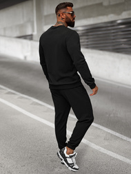 Pantaloni de trening bărbaţi negri OZONEE O/D9125Z