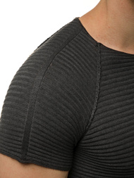 Pulover bărbați albastru antracit OZONEE L/2297