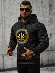 Hanorac bărbați negru OZONEE O/B265