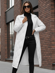 Geacă de femei alb OZONEE JS/5M3177/281Z