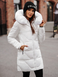 Geacă de femei alb OZONEE JS/16M9099/281