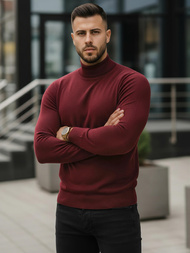 Pulover bărbați bordo OZONEE V/V24503