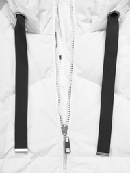 Geacă de femei alb OZONEE JS/5M3163/281Z