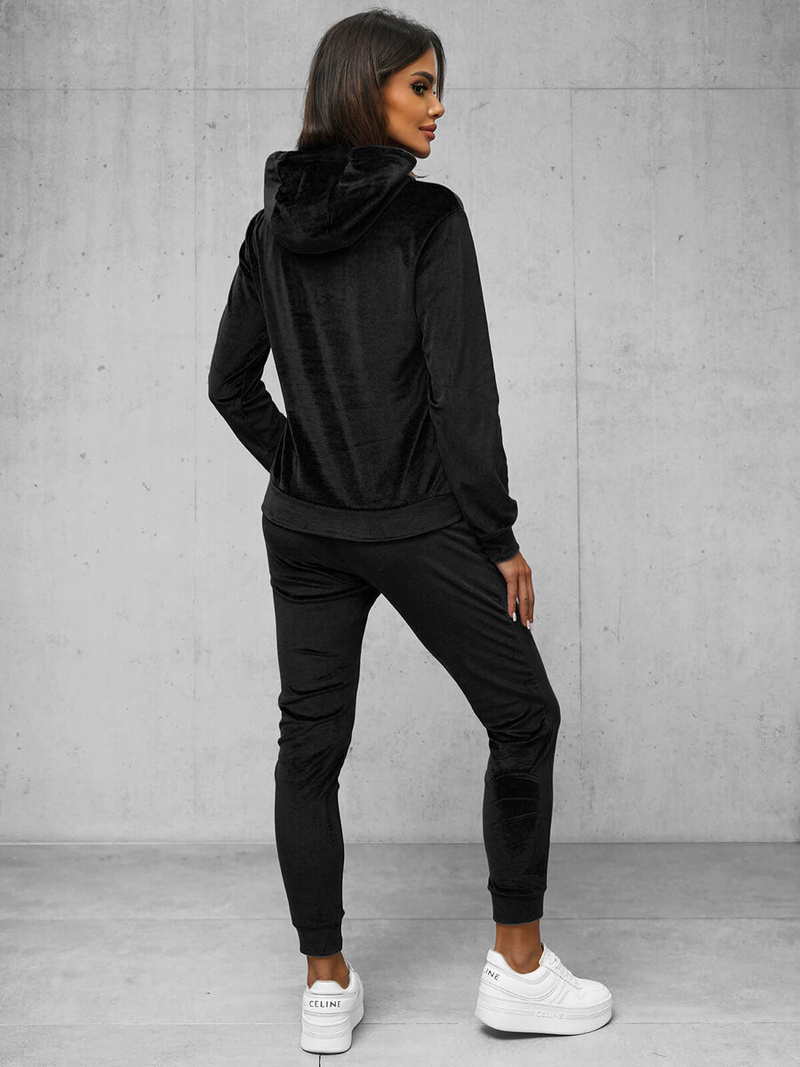 Compleu dama din catifea negru OZONEE O/8C1175/3Z