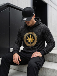 Hanorac bărbați negru OZONEE O/B265Z