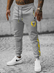 Pantaloni de trening bărbaţi gri OZONEE JS/K10237Z