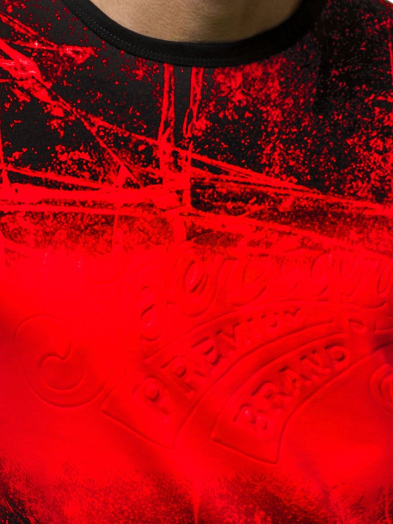 Tricou bărbați rosii OZONEE JS/SS11017