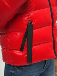 Geacă de iarnă femei roșie OZONEE JS/M782/270