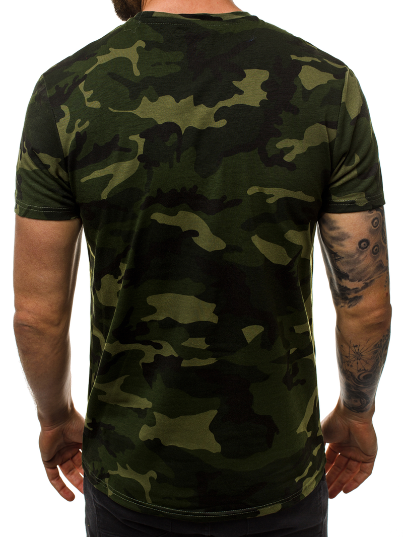 Tricou bărbați verde OZONEE JS/S807