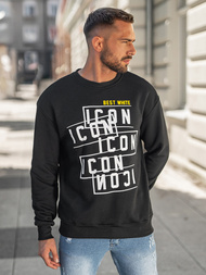 Hanorac bărbați negru OZONEE JS/8B1763/3