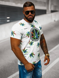 Tricou bărbați alb OZONEE O/T136/1