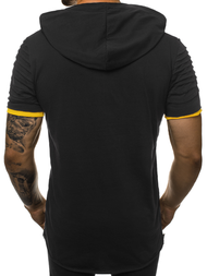Tricou bărbați negru-galben OZONEE O/1187XZ