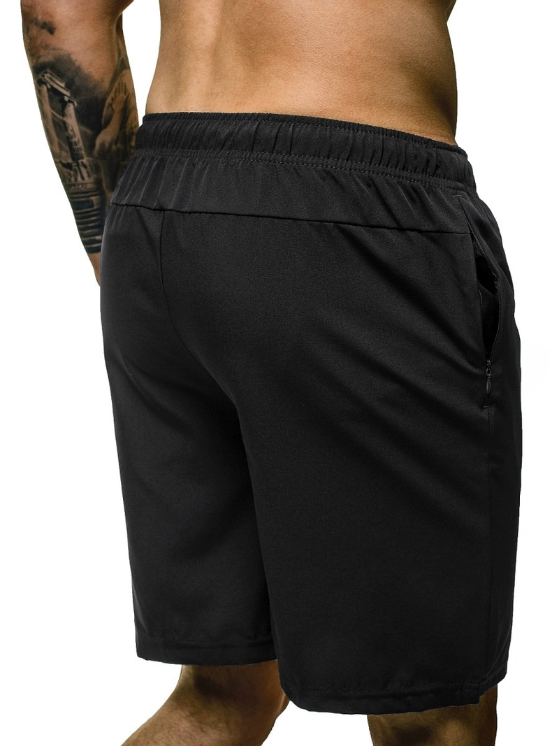 Pantaloni scurti de baie bărbați negri OZONEE JS/HH037/1