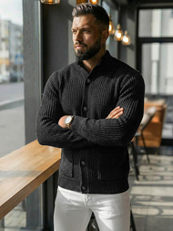 Pulover bărbați negru OZONEE NB/MM6020/4Z