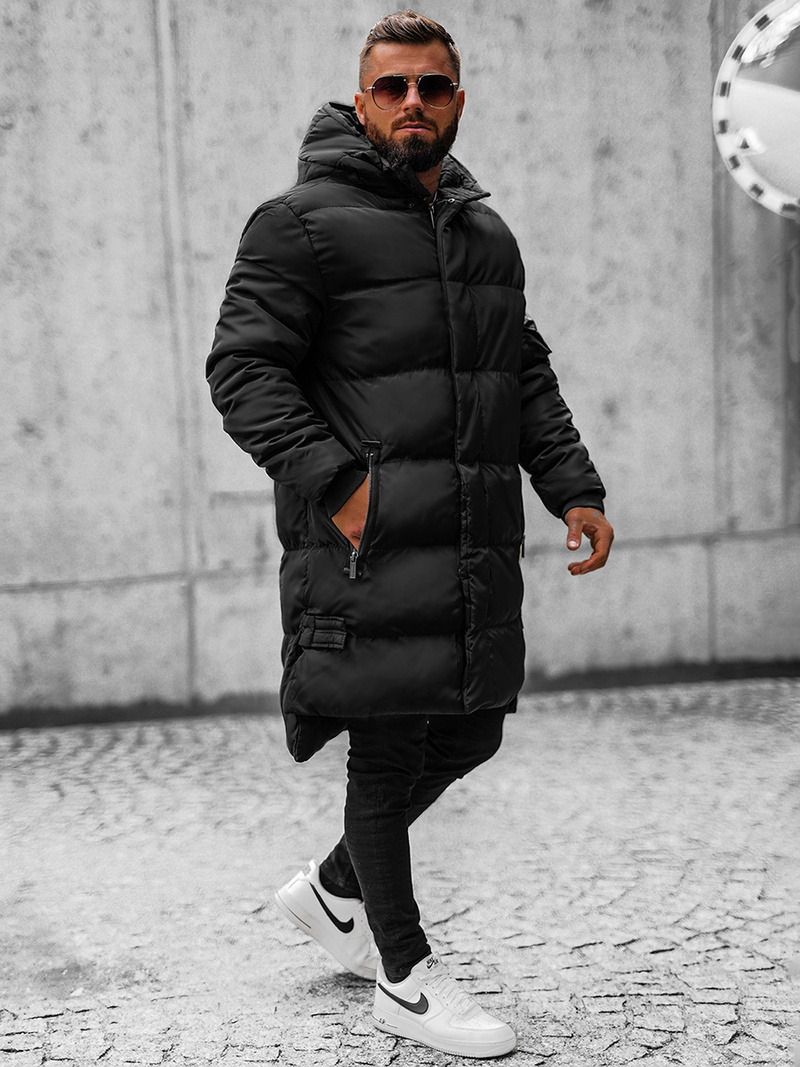 Geacă bărbați neagră OZONEE O/M799