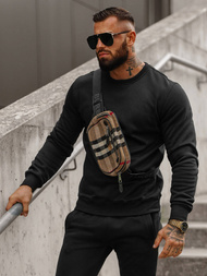 Compleu sport bărbaţi negru OZONEE JS/68C10380/3Z