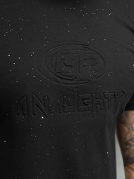 Tricou bărbați negru OZONEE O/QQ1390