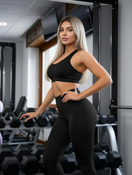 Colanţi femei negri OZONEE JS/17K580/3Z