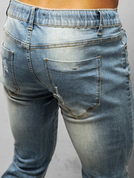 Blugi pentru barbati albaștri deschis OZONEE NB/MP0016BC
