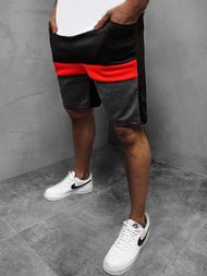 Pantaloni scurți sport bărbați negri OZONEE JS/81017Z