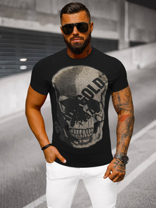 Tricou bărbați negru OZONEE NB/MT3038Z