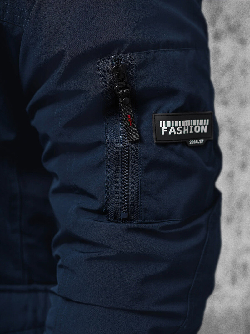 Geacă bărbați albastru marin OZONEE JS/5M718/215