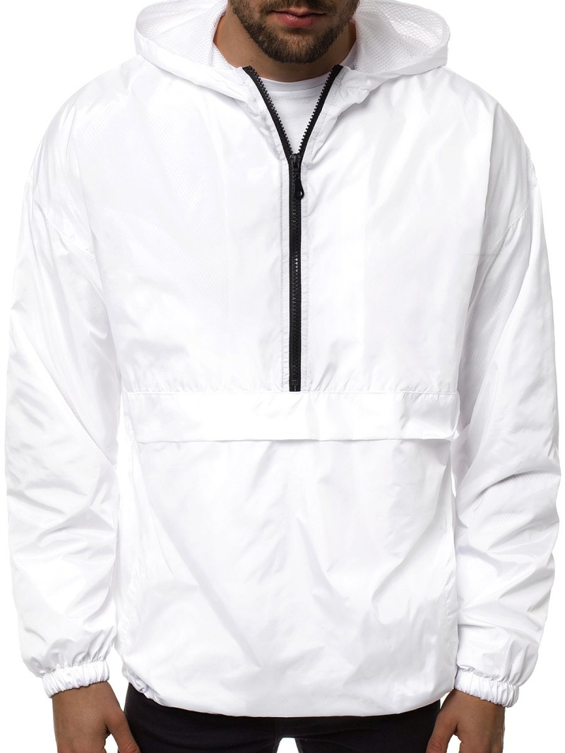 Jachetă de primăvară bărbați albă OZONEE MACH/5001K