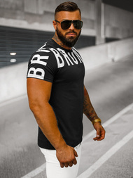 Tricou bărbați negru OZONEE O/8T1265/3