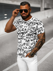 Tricou bărbați alb OZONEE O/T1268/1