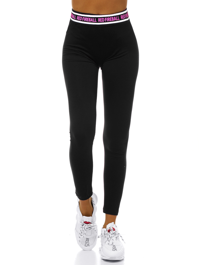 Colanţi femei roz-negru OZONEE O/82351