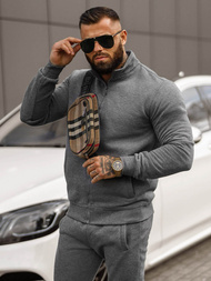 Compleu sport bărbaţi antracit OZONEE JS/68C10385/5Z