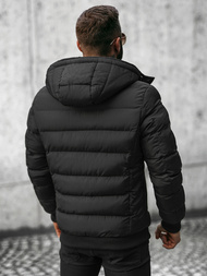 Jachetă bărbați neagră OZONEE JB/JP1185Z